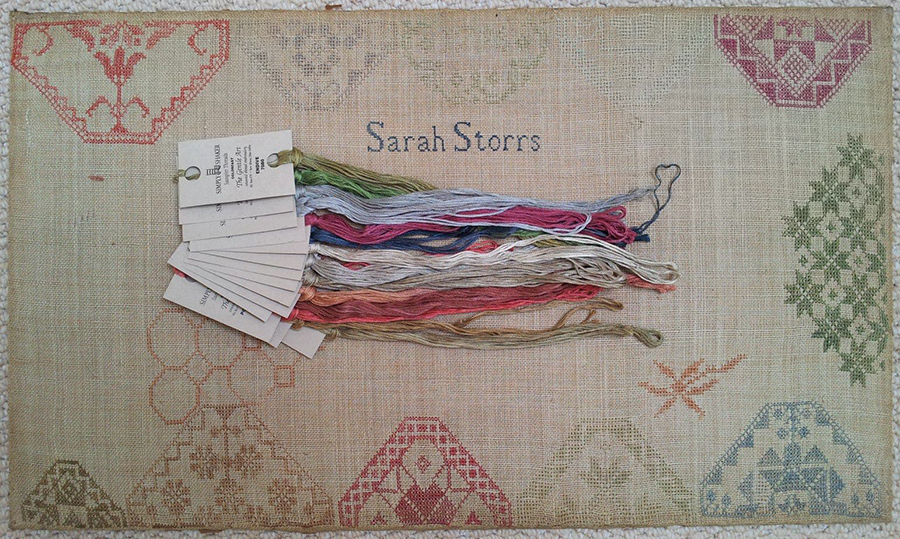 アート・デザイン・音楽 Quaker School Girl Samplers fromAckworth Sarah Storrs: A Quaker Sampler – Modern Folk Embroidery