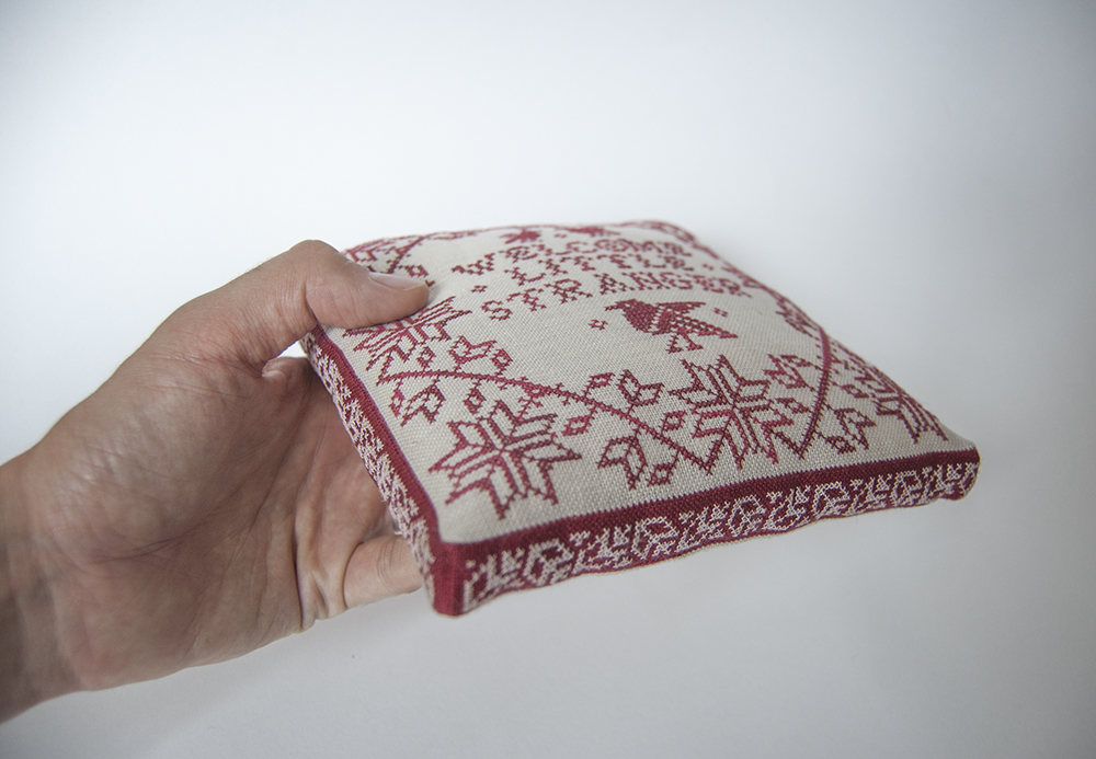 Welcome Little Stranger, Folk Art Inspired Pincushion