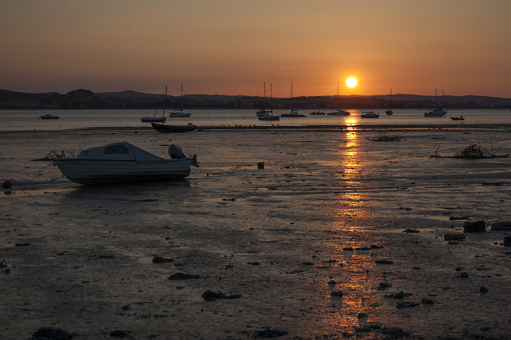 Sunset in Lympstone, Devon