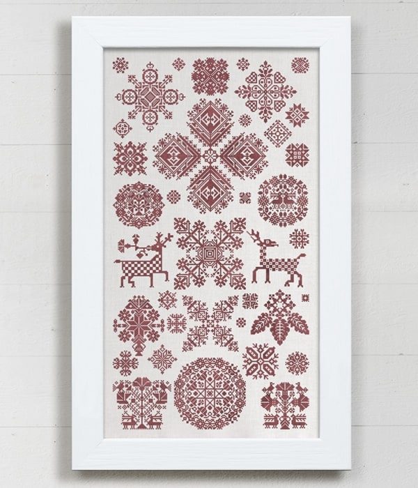 Through The Bitter Frost & Snow Christmas Cross Stitch Pattern