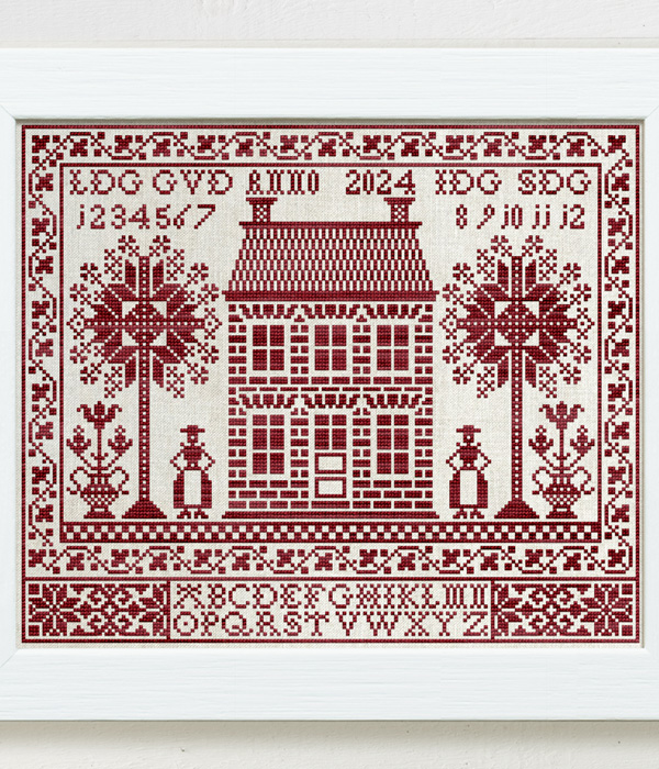 Home Sweet Home - an original cross-stitch chart by Modern Folk Embroidery