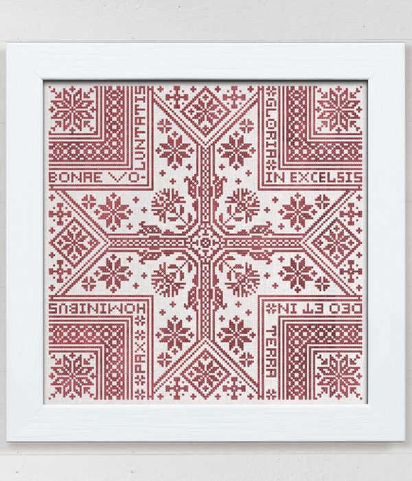 Gloria - A Christmas Starr Cross Stitch Sampler Pattern