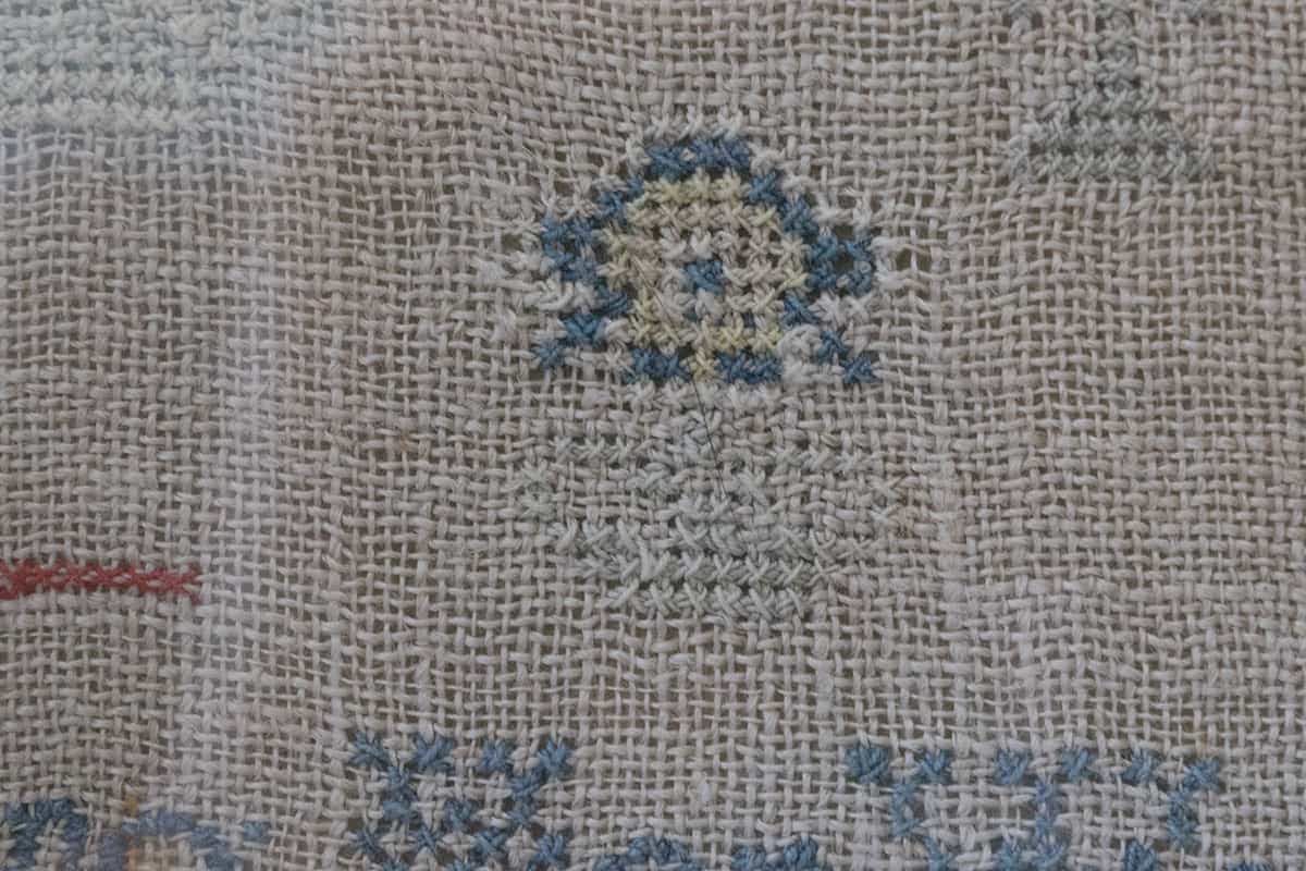 Ann Brooking Sampler (Detail)
