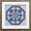 A Quaker Medallion - original counted cross-stitch pattern by Modern Folk Embroidery