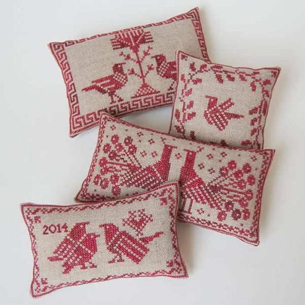 Birds of a Feather, 4 Cross Stitch PDF Patterns