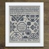 Quaker Sampler: Love, Peace, & Tenderness - original cross-stitch embroidery pattern