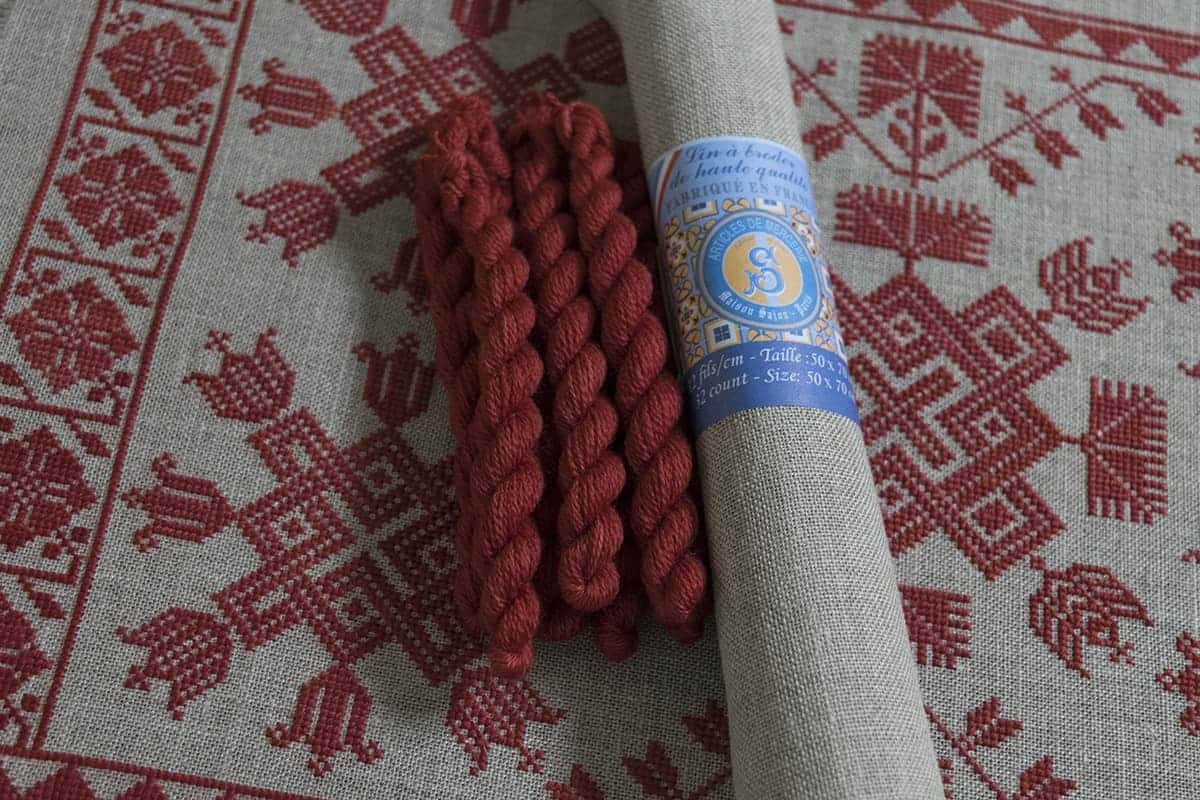Knots and Flowers - Scandinavian Cross Stitch Chart by Modern Folk Embroidery inspired by Swedish Embroidery