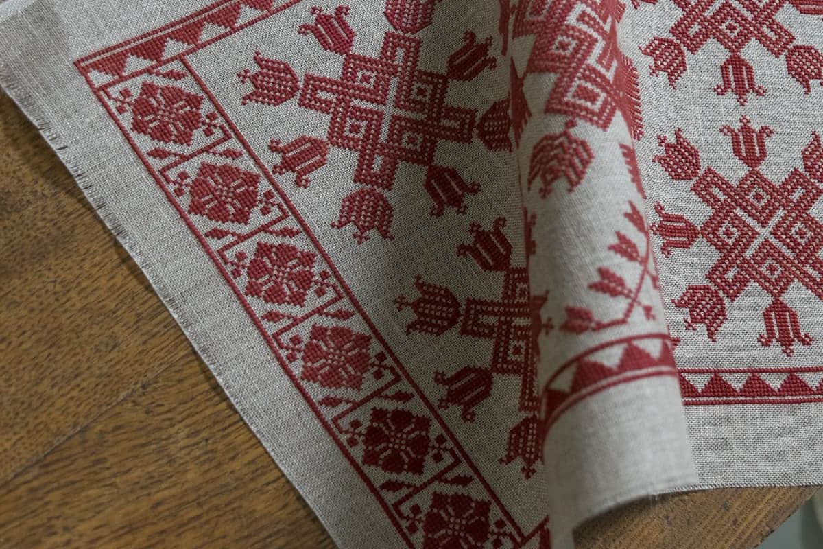 Knots and Flowers - Scandinavian Cross Stitch Chart by Modern Folk Embroidery inspired by Swedish Embroidery