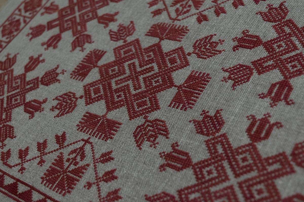 Knots and Flowers - Scandinavian Cross Stitch Chart by Modern Folk Embroidery inspired by Swedish Embroidery