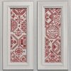 Two Quaker Sister Samplers - PDF Cross-Stitch embroidery pattern chart by Modern Folk Embroidery