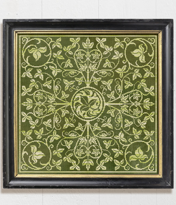 The Ivy Green - an original cross-stitch chart designed by Modern Folk Embroidery