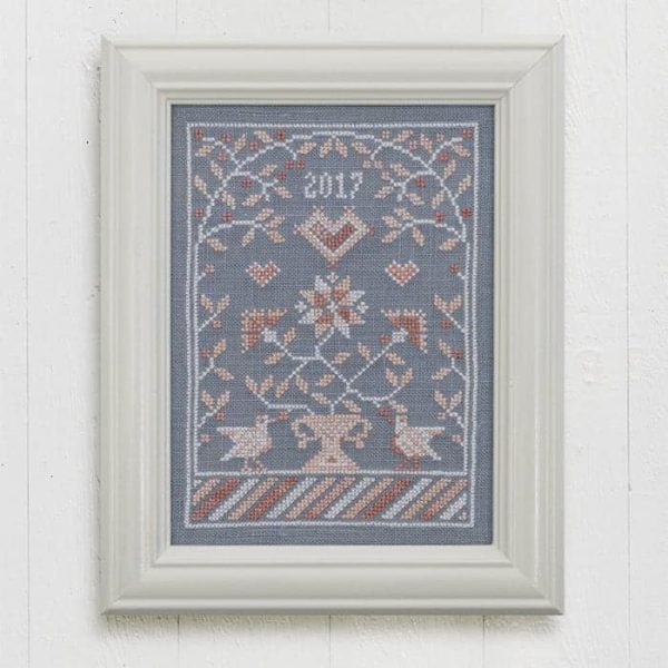 Under The Bower - Counted Cross Stitch Embroidery Pattern by Modern Folk Embroidery