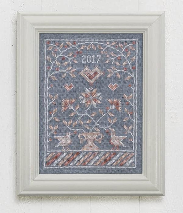 Under The Bower - Counted Cross Stitch Embroidery Pattern by Modern Folk Embroidery