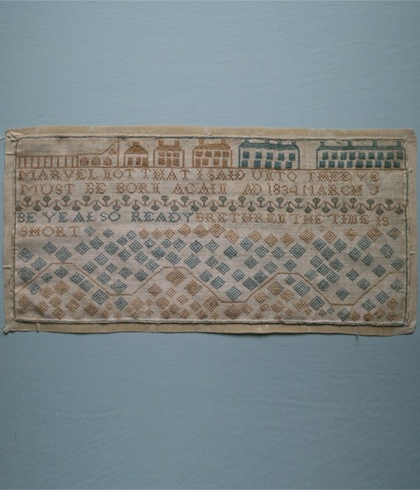 Marvel Not... period reproduction sampler by Modern Folk Embroidery