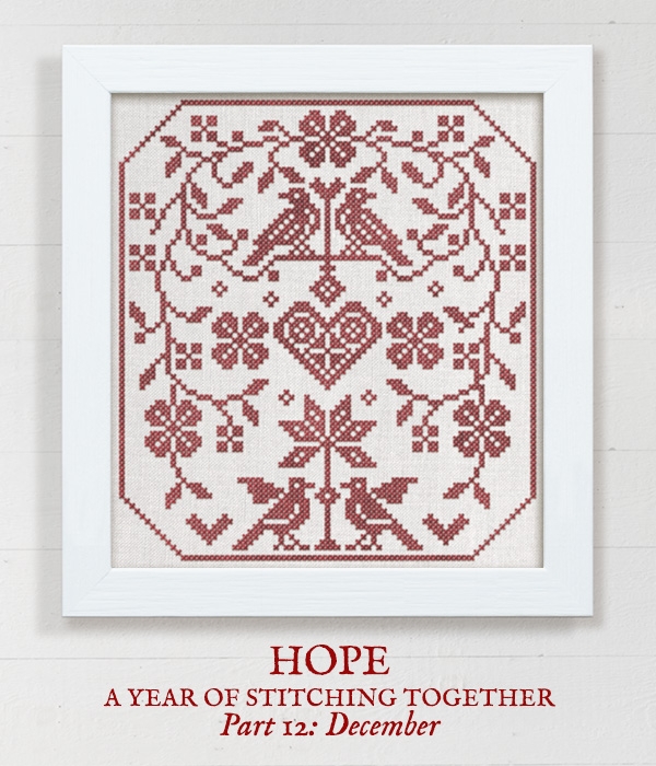 Modern Folk Embroidery Mystery SAL December