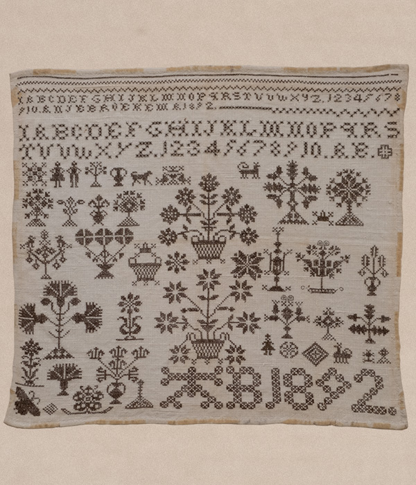Anje Broekema 1892 - A Groningen Sampler charted by Modern Folk Embroidery