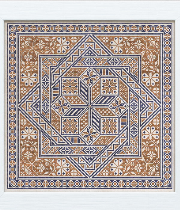 A Quilter's Dream - An original cross-stitch pattern designed by Modern Folk Embroidery