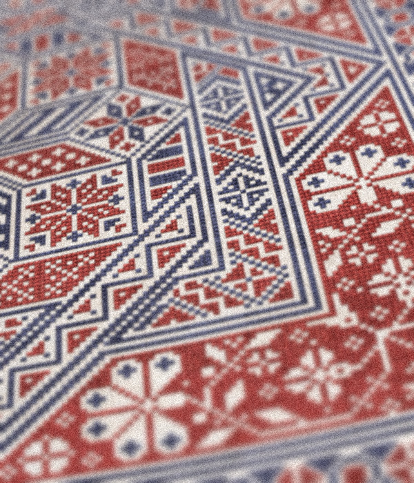 A Quilter's Dream - An original cross-stitch pattern designed by Modern Folk Embroidery