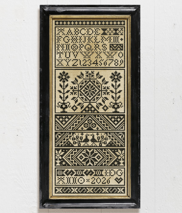 Marking Marken - an original cross stitch pattern designed by Modern Folk Embroidery