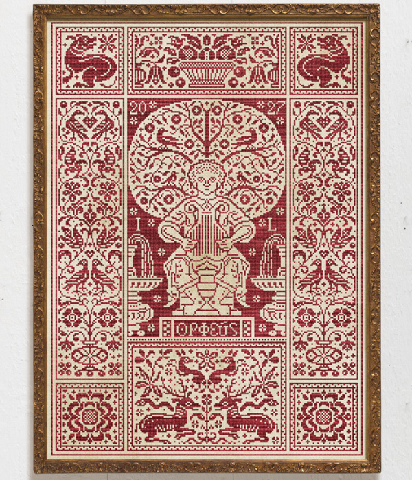 Song of Orpheus - the MFE SAL 2027, an original cross stitch pattern designed by Modern Folk Embroidery